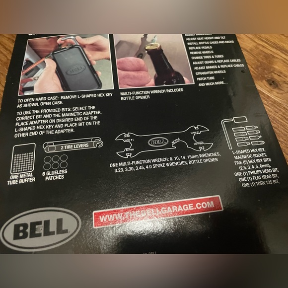 Bell Compact Tool Kit Roadside 600 28 Piece Value Pack Bicycle Bike Repair Kit - Picture 3 of 3